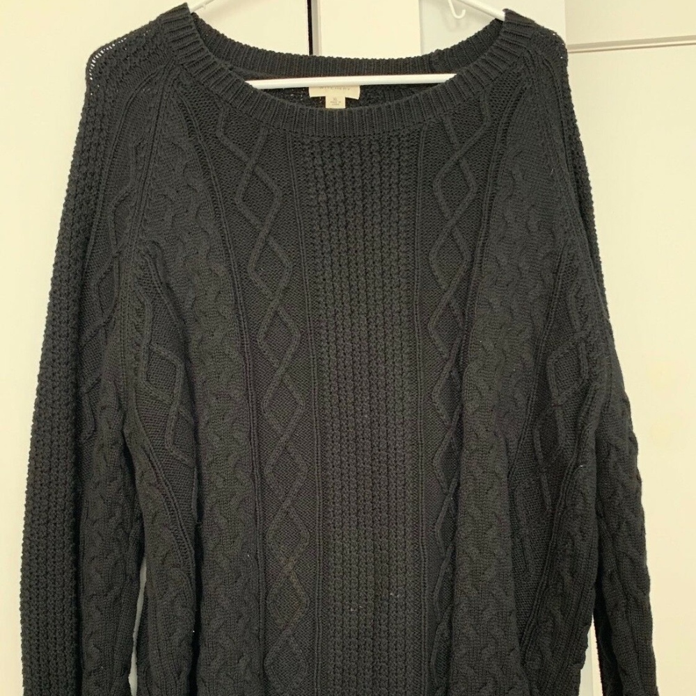 ITCHERY Cable Knit Ladies Sweater, Size XL